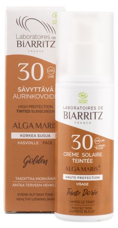 Alga Maris Ansigtscreme Tonet SPF30,  - Alga Maris