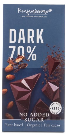 -localization-error-products-images-main-thumbnail- Benjamissimo Chokolade Sukkerfri, Mrk 70 %, 60 g