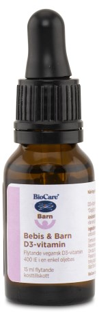 BioCare Baby & Barn D3-vitamin,  - BioCare