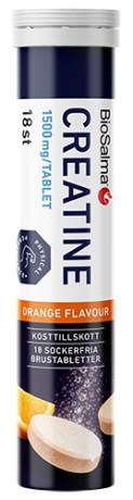 -localization-error-products-images-main-thumbnail- BioSalma Creatine Brusetabletter, Appelsin, 18 brusetabletter