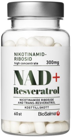-localization-error-products-images-main-thumbnail- BioSalma NAD+ 300mg + Reservatrol, 60 kapsler