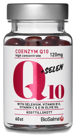 -localization-error-products-images-main-thumbnail- BioSalma Q10 Coenzym 120mg + Selen , 60 kapsler