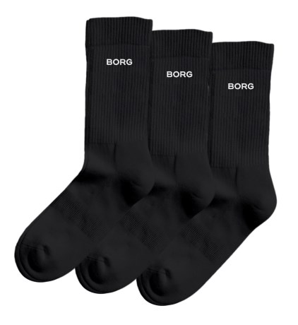 -localization-error-products-images-main-thumbnail- Bjrn Borg Essential Crew Socks 3 Pack, 43-46, Sort