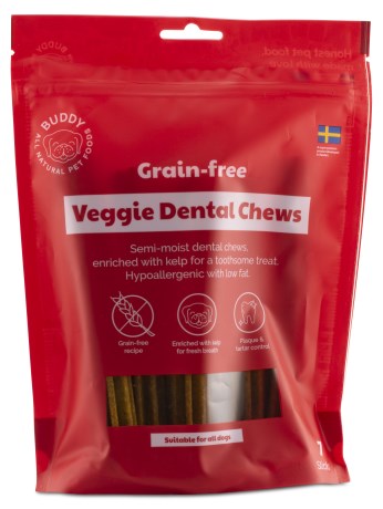 Buddy Grain-Free Veggie Dental Chew,  - Buddy