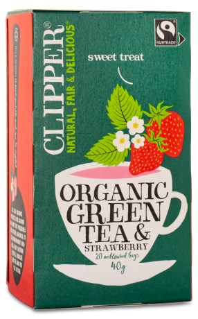 Clipper Tea Green Tea & Strawberry,  - Clipper