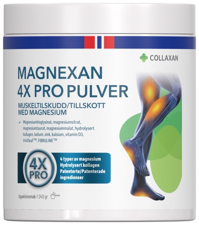 -localization-error-products-images-main-thumbnail- Collaxan Magnexan 4X Pro Pulver, Appelsin, 240 g