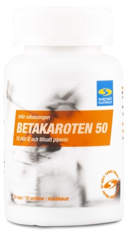 Core Betacaroten 50,  - Svenskt Kosttillskott