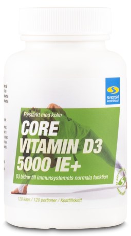 Core Vitamin D3 5000 IE+,  - Svenskt Kosttillskott