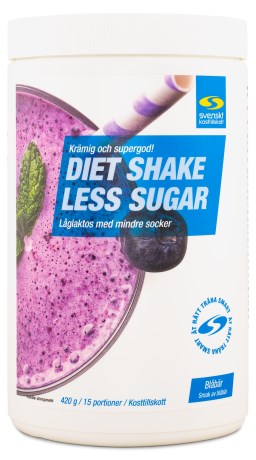 Diet Shake Less Sugar,  - Svenskt Kosttillskott