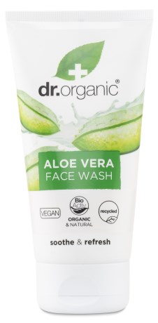 Dr Organic Aloe Vera Creamy Face Wash,  - Dr Organic