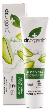 Dr Organic Aloe Vera Tandpasta,  - Dr Organic