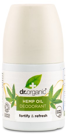 Dr Organic Hampeolie Deo Roll-on,  - Dr Organic