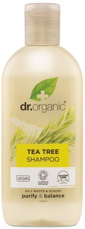 Dr Organic Tea Tree Shampoo,  - Dr Organic