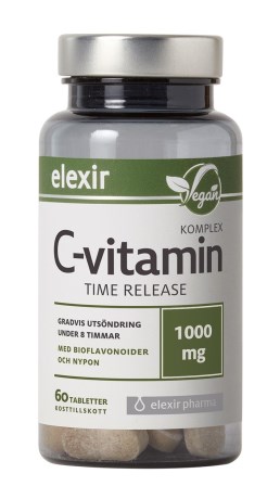 Elexir Pharma C-Vitamin Komplex Time Release,  - Elexir Pharma