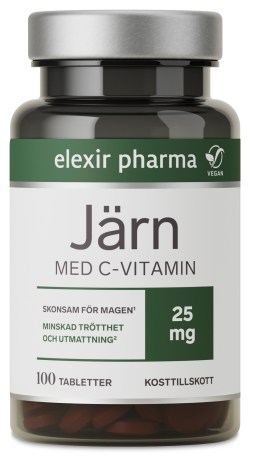 -localization-error-products-images-main-thumbnail- Elexir Pharma Jern med C-Vitamin, 100 tabletter
