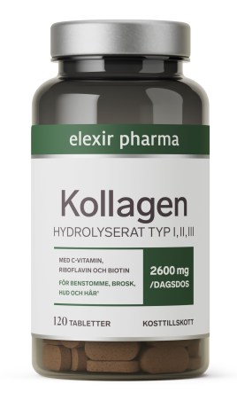 -localization-error-products-images-main-thumbnail- Elexir Pharma Kollagen Hydrolyseret Type I,II,III, 120 tabletter