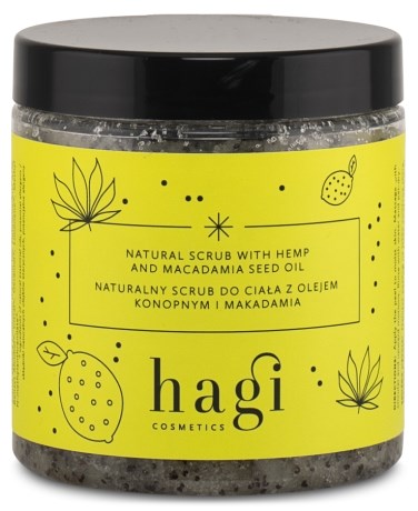 Hagi Body Scrub Hemp & Macadamia Oil,  - Hagi