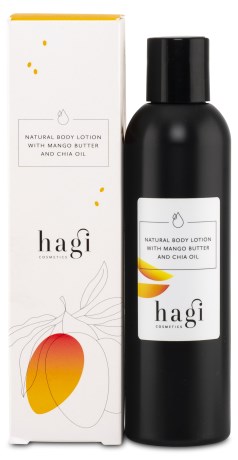 Hagi Natural Body Lotion w Mango Butter & Chia Oil,  - Hagi