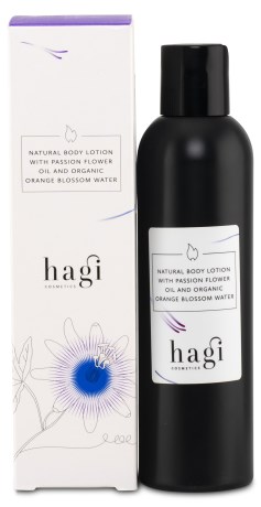 Hagi Natural Body Lotion w Passionflower Oil & Orange Blossom,  - Hagi
