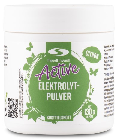 Healthwell Active Elektrolytpulver,  - Healthwell