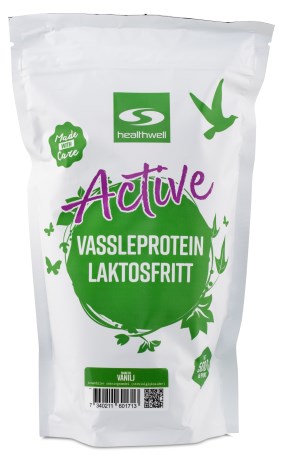 Healthwell Active Valleprotein Laktosefri,  - Healthwell