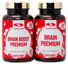 Healthwell Brain & Brainboost Premium Pakke