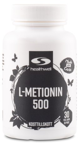 Healthwell L-metionin 500,  - Healthwell