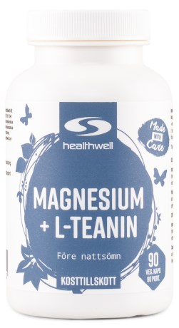 Healthwell Magnesium+L-teanin,  - Healthwell