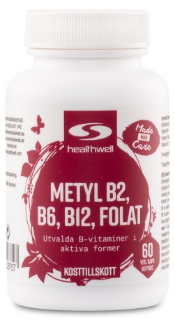 Metyl B6, B12, Folat,  - Healthwell
