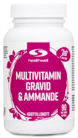 -localization-error-products-images-main-thumbnail- Healthwell Multivitamin Gravid & Ammende, 90 kapsler