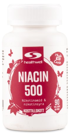 Niacin 500,  - Healthwell
