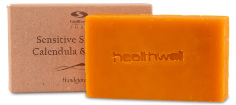 Healthwell PURE Sensitive Skin Soap Calendula & Almond,  - Healthwell PURE