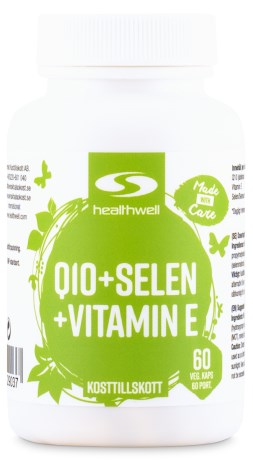 Q10 + Selen + Vitamin E,  - Healthwell