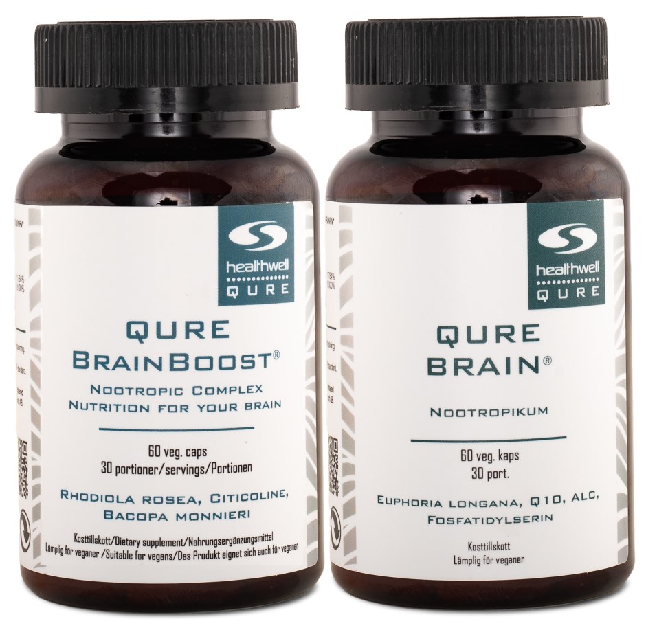 QURE Brain + BrainBoost,  - Healthwell QURE