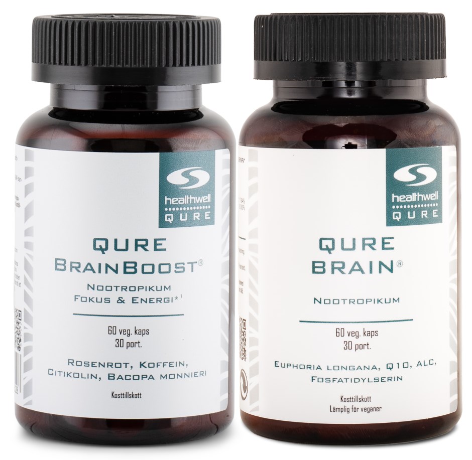 QURE Brain + BrainBoost,  - Healthwell QURE