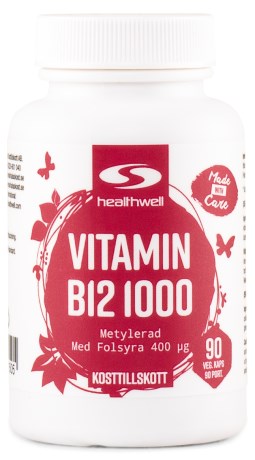 Vitamin B12 1000 Methyleret,  - Healthwell