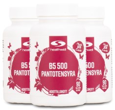 -localization-error-products-images-main-thumbnail- Healthwell Vitamin B5 500 Pantothensyre, 270 kapsler