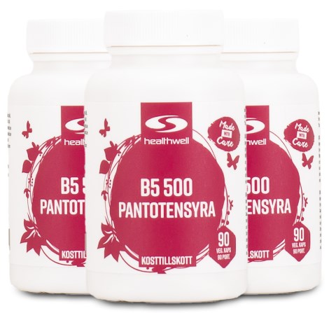-localization-error-products-images-main-thumbnail- Healthwell Vitamin B5 500 Pantothensyre, 270 kapsler