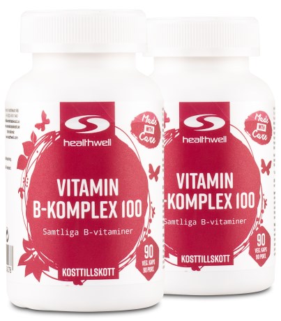 -localization-error-products-images-main-thumbnail- Healthwell Vitamin B-Kompleks 100, 180 kapsler
