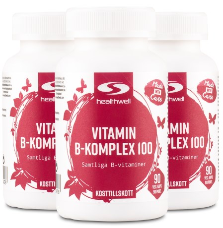 -localization-error-products-images-main-thumbnail- Healthwell Vitamin B-Kompleks 100, 270 kapsler