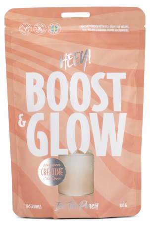 -localization-error-products-images-main-thumbnail- HEEY Boost & Glow, Creatine + Collagen, Ice Tea Peach, 300 g