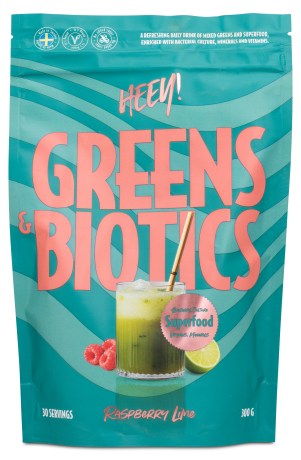 -localization-error-products-images-main-thumbnail- HEEY Greens & Biotics, Superfood + Probiotics, Raspberry Lime, 300 g