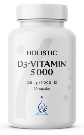 Holistic D3-vitamin 5000 IE,  - Holistic