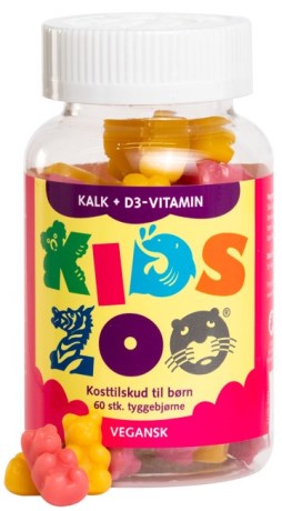 KidsZoo Kalcium+D Tyggegummi,  - Kids Zoo