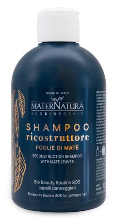 MaterNatura SOS Reconstructing Shampoo with Mate Leaves,  - MaterNatura