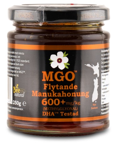 MGO Flydende Manukahonning 600+,  - MGO