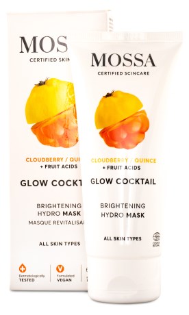 Mossa Glow Cocktail Brightening Hydro Mask,  - Mossa