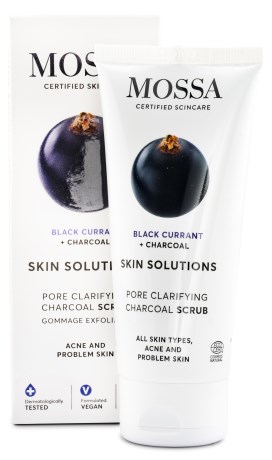 Mossa Skin Solutions Charcoal Scrub,  - Mossa