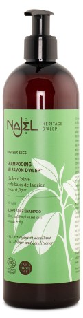 Najel Aleppo Soap Shampoo 2 in 1 Dry Hair,  - Najel