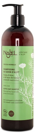 Najel Aleppo Soap Shampoo 2 in 1 Normal Hair,  - Najel